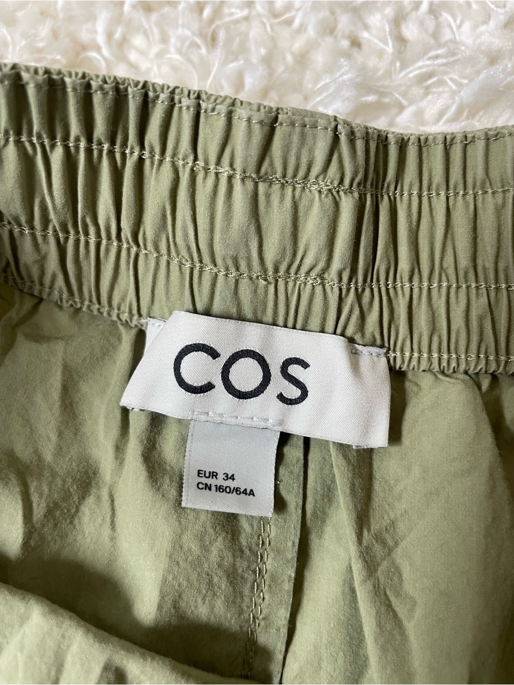 COS Sage Green Wide Leg Culotte Pants / Maxi Skirt Effect – EU 34 - Picture 4 of 6